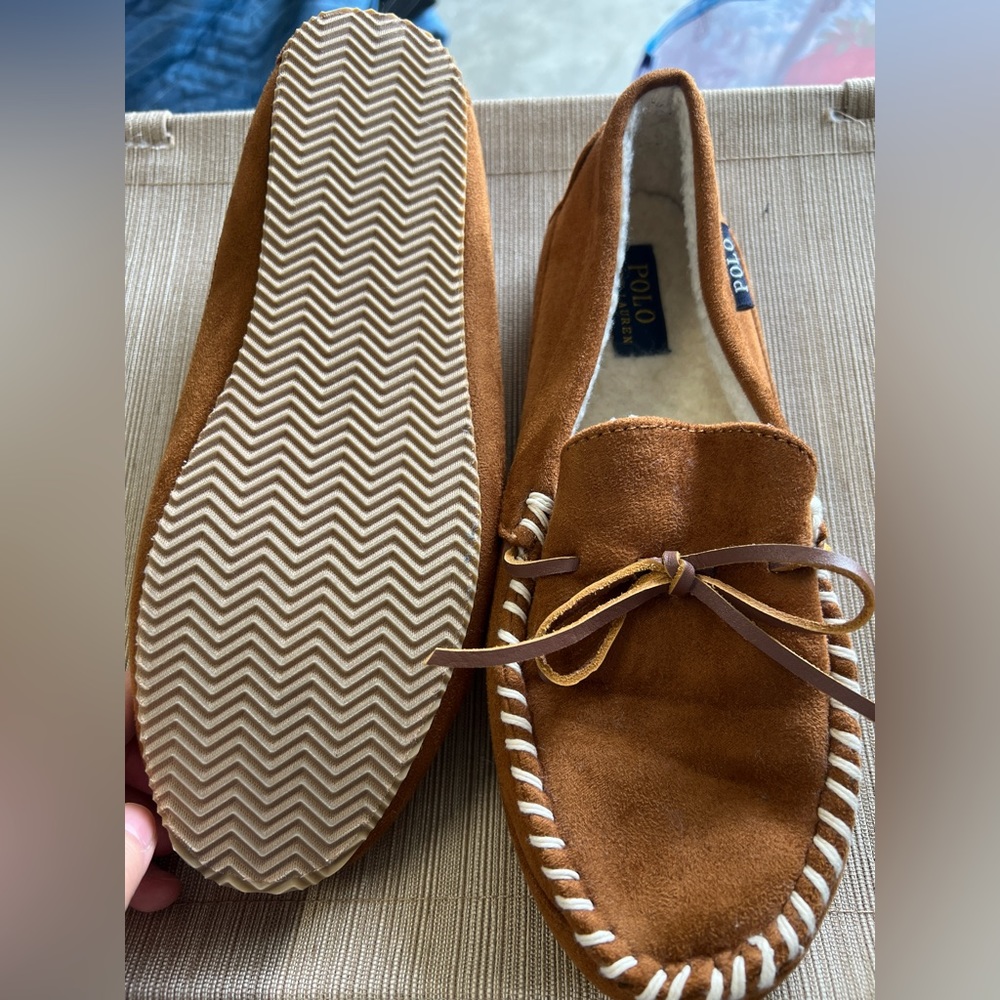 Polo by Ralph Lauren Brown Men Slippers size 8